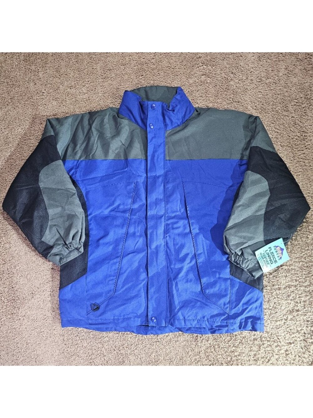 NWT Maxam Mountain Goose Down Jacket Mens M Fleece Insulated Winter Coat Y2K